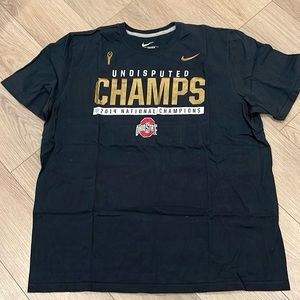 Nike Ohio State undisputed national champs t-shirt. Black. 2XL